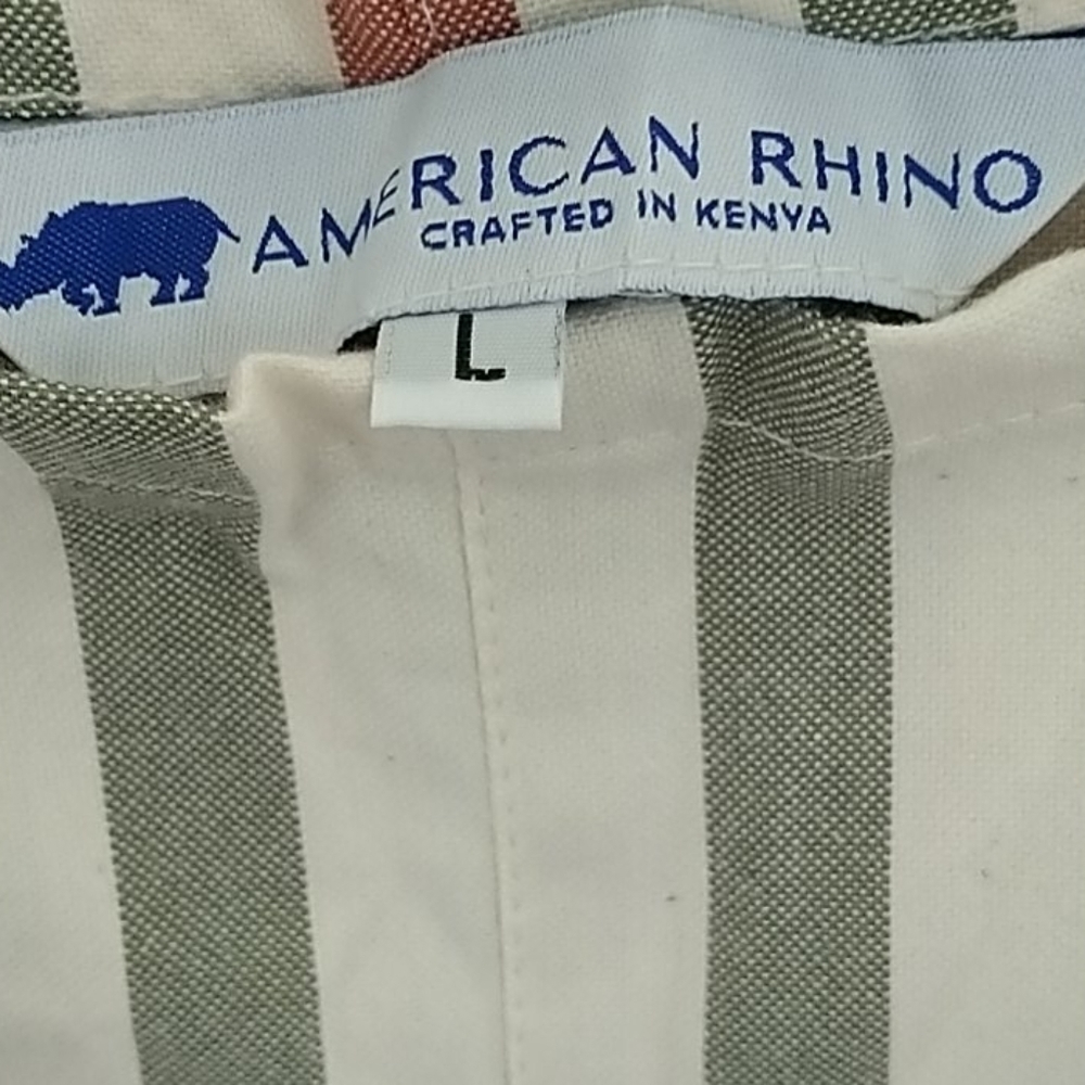American Rhino Kenyan Cotton Wharf Pants Sz L - Picture 5 of 10